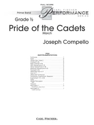 Pride of the Cadets band score cover